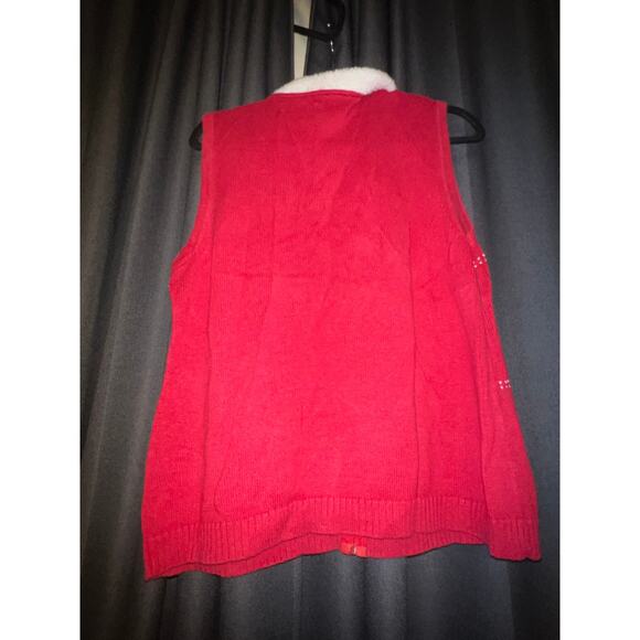 Ugly Christmas Sweater Xmas Vest Size XL - Picture 3 of 3